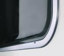 It illuminates a wide area outside the entry door, thereby making it safe to alight the vehicle in the dark.