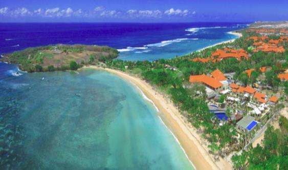 1 million visitors a year, the Nusa Dua has created tremendous multiplier effect directly