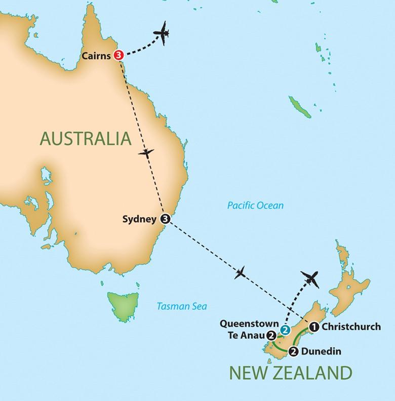 The Mayflower Tours Way visits the other side of the world with their tour to Cairns,
