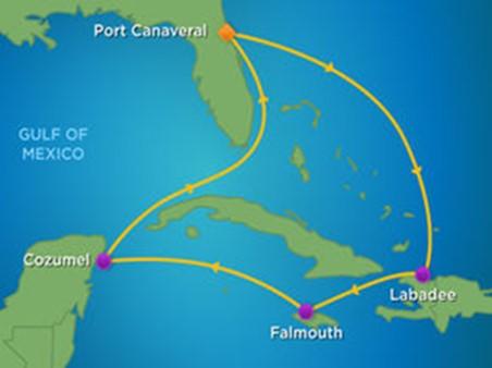 Cruise January 19-25, 2019 Sailing roundtrip from Miami to Bahamas, St. Thomas and St.