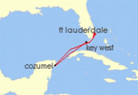 Infinity 5 Night Western Caribbean Cruise December 3rd - 7th, 2018 Sailing roundtrip from Ft. Lauderdale to Cozumel and Key West Inside Cabin Cat.