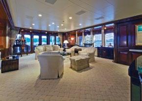guest room/gym, motor yacht BLUE MOON features five comfortable lower-deck staterooms.