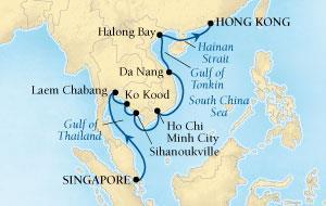 09:00 Vietnam ON Vietnam DH Depart 1:00 10 Da Nang (Hue), Vietnam 1 1 Halong Bay,