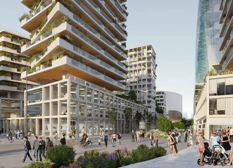 Development of the site will focus on building links in two main locations: To and from Paris s 12th arrondissement, by extending the Rue Baron-Le-Roy from Paris.