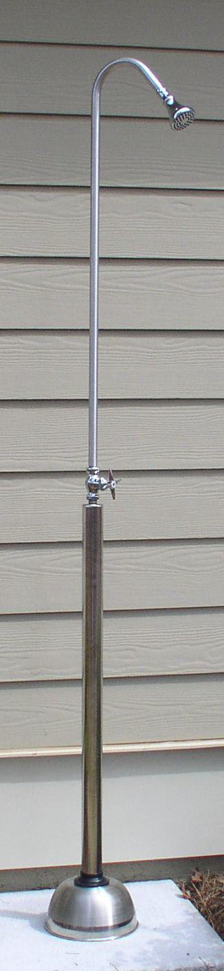6 Free Standing Cold Water Overall Height: 82 The Durable 2" diameter