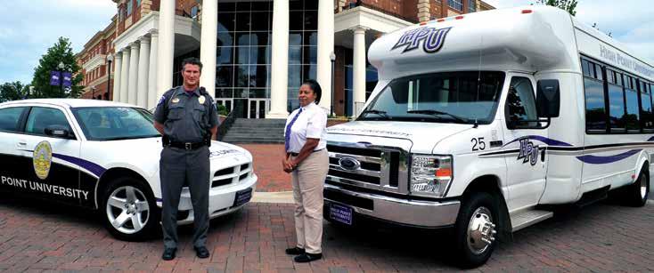 SECURITY ASSISTED PARKING Students may call 336-841-9112 (24 hours a day) for a security officer to meet them at their parked vehicle and transport them to their residence hall.