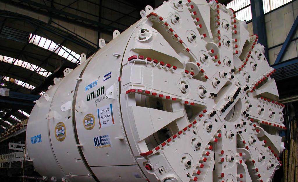 Building Crossrail 8 Tunnel Boring Machines (TBM) were used to construct the