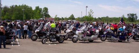 Part of the 300+ motorcycles