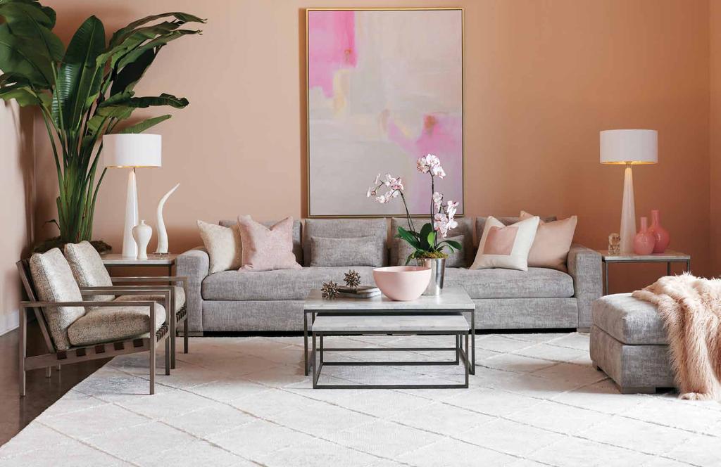 4 MODERN LIVING MODERN LIVING 5 CLEAN. SIMPLE. CLASSIC. Lillian August is known for marrying grace with practicality; the new Modern Living Collection is a continuation in this tradition.
