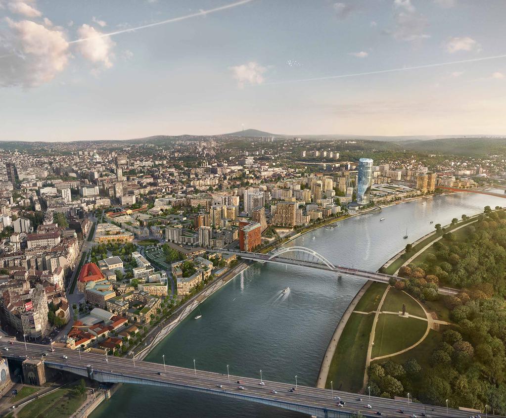 BELGRADE S MOST EXCITING NEW DEVELOPMENT Belgrade Waterfront is the US$3 billion new hub developed by Eagle Hills, covering 1.