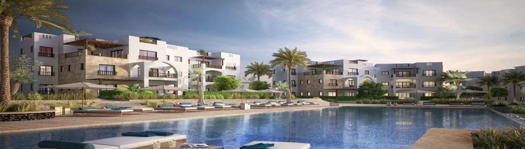 Egypt, El Gouna Water Side Condos Newly launched Project Description Apartment Blocks, targeting Egyptian young families, offering affordability, function-ability & exclusivity, overlooking a unique