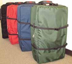 for identification patches on carry end 1000 Denier DuPont Cordura Overall dimensions: 40 L x 17 W x 12 H Weight: 12 lbs.