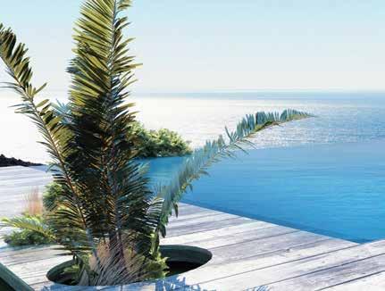 the heart of Ein Hills, is an infinity pool