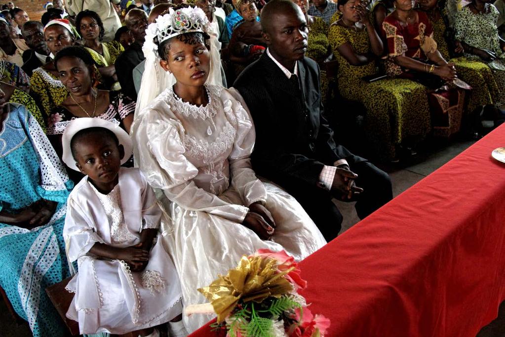 A Catholic marriage in the district of Nyamugo, one