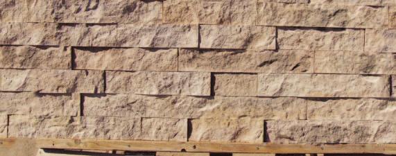 Our manufactured stone is engineered to be both realistic and efficient.