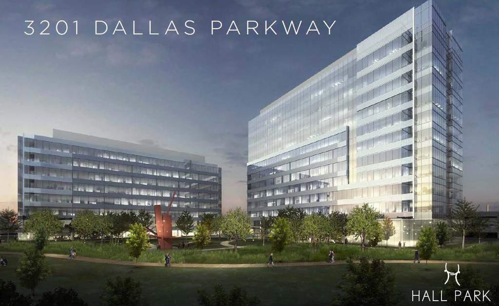 HALL PARK Building 17 Spec Class AA Office Building HALL Group SWQ Warren Pkwy & Dallas North