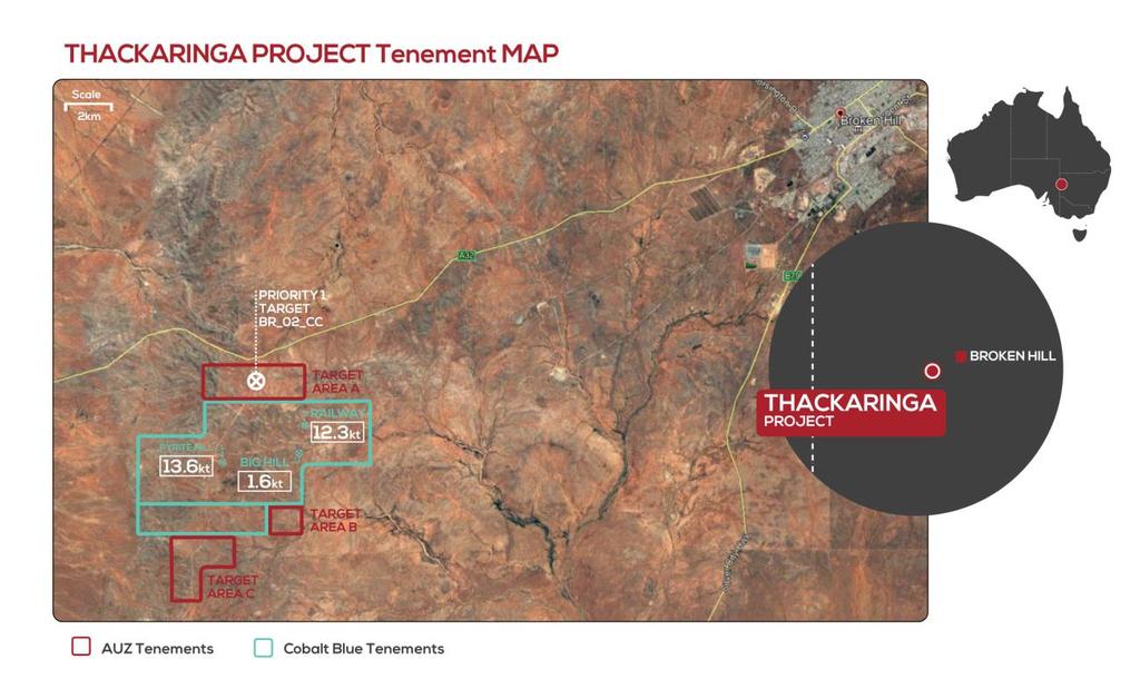The Company commissioned a ground-based Fixed Loop Electromagnetic (FLEM) survey which was completed in the reporting period, to follow-up the Priority One (BR_02_CC) target at Thackaringa.