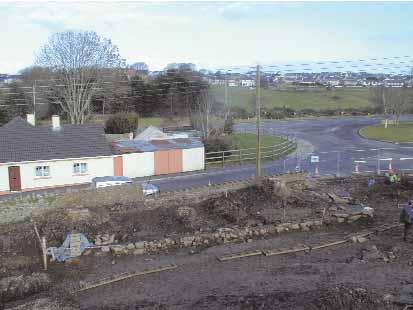 Roads, Rediscovery and Research Illus. 2 Ballyhanna church during excavation, February 2004 (Michael MacDonagh).
