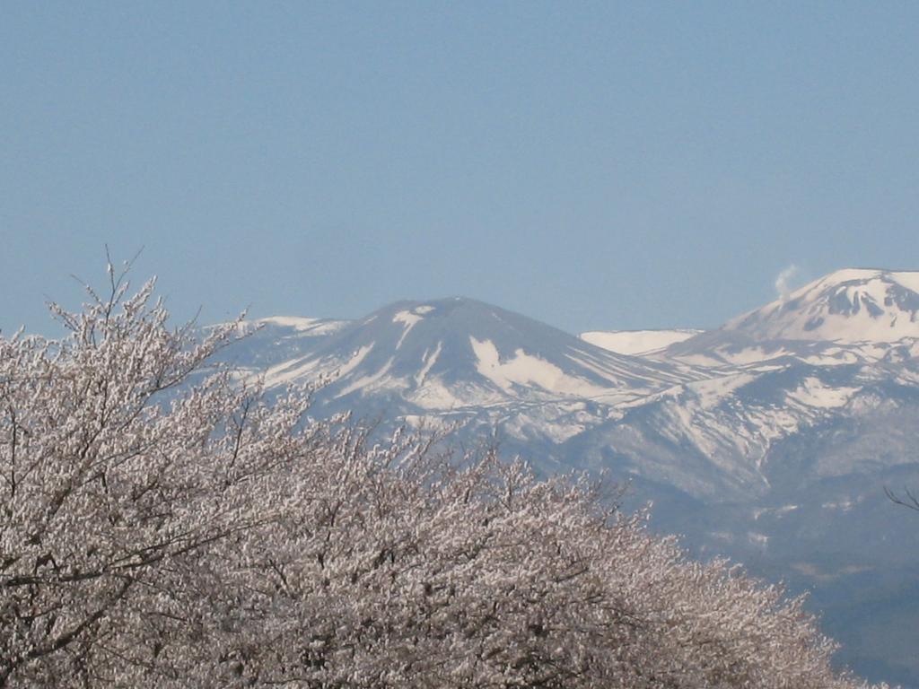 Mt. Azuma in April, Fukushima