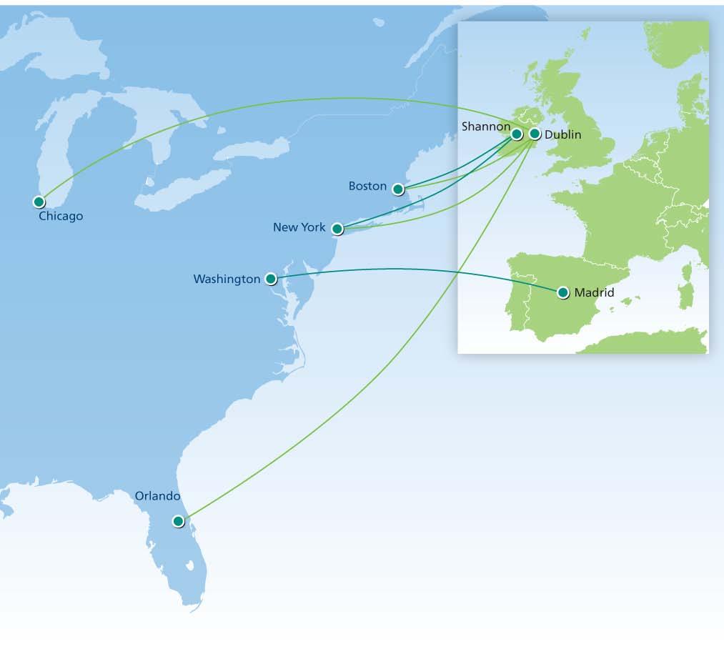 Profitable long haul network Lee Lipton Major US east coast gateways for point-to-point traffic Transatlantic long haul network Strong network model: Aer