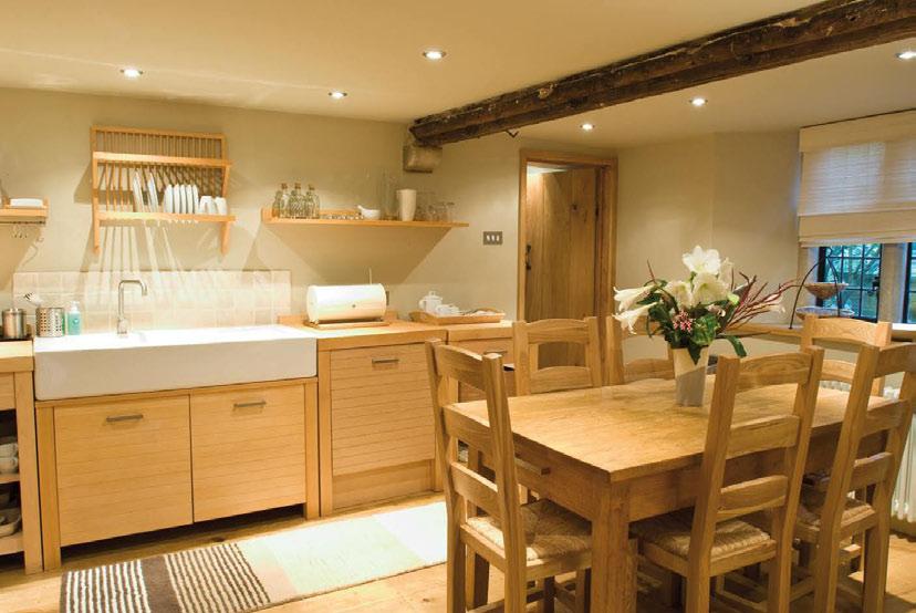 Dining the kitchen Perfect for cosy evenings staying in for dinner, the kitchen has all the