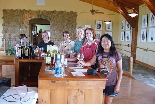After our hike and waterfall gawking, we continue to our hostel for dinner and a private wine tasting.