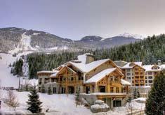 tubs & fitness centre N Complimentary wireless Internet & local telephone calls Evolution N Adjacent to the base of Whistler Mountain & the Creekside Express Gondola N Modern 1 &