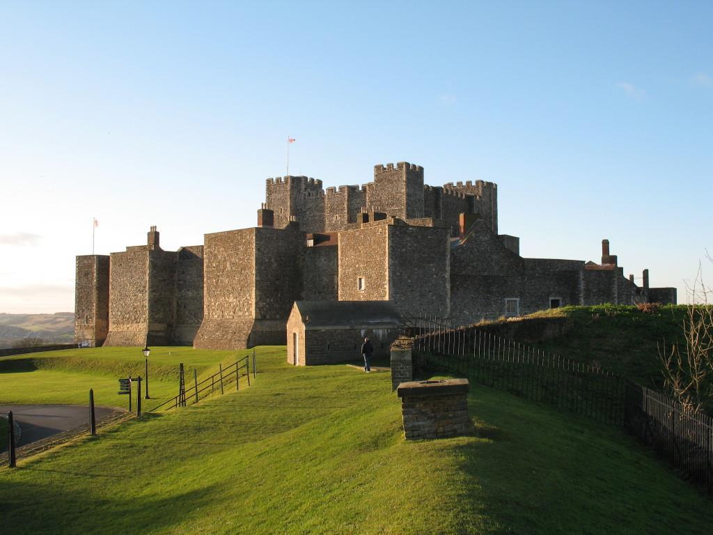 Dover Castle Above the White Cliffs, Dover Castle has been a major defensive position for England since the Roman days, but the castle in its current shape was not built until the reign of Henry II.