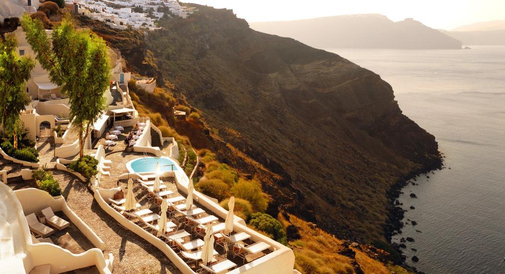 Guests can taste wine varieties from Santorini in the unique cellar and dine upon regional specialties masterfully prepared by the awarded Chef. http://mystique.