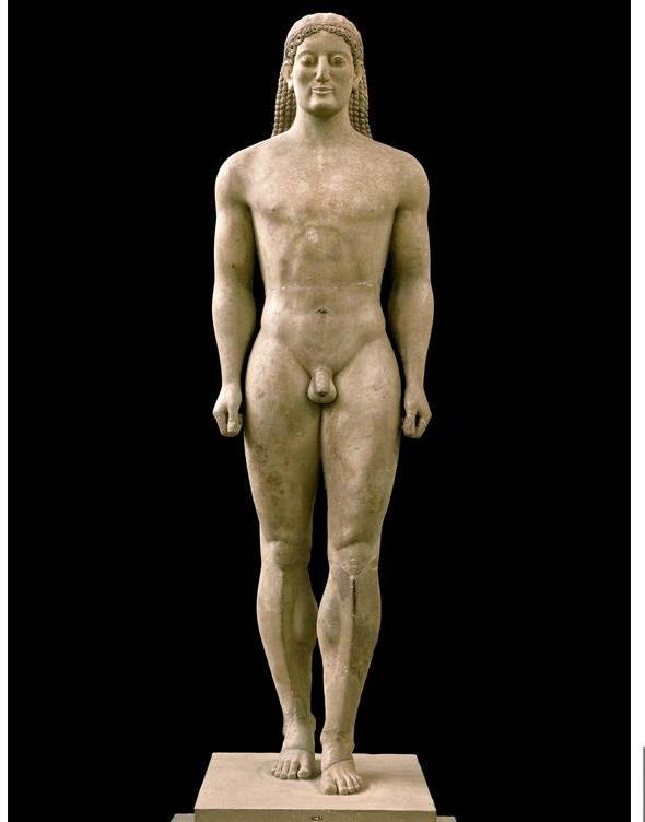27. Anavysos Kouros Archaic Greek c. 530 B.C.E.