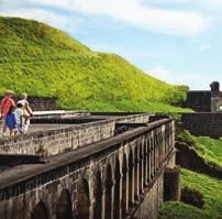 Kitts is Brimstone Hill Fortress, a well-preserved military fortress and UNESCO World Heritage Site.