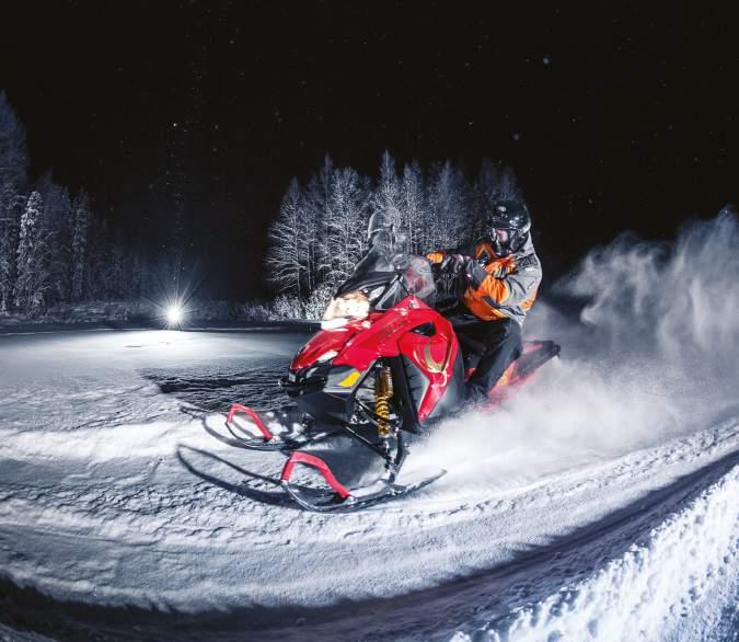 ADVENTURES IN THE SNOW 11 Swap your McLaren for a snowmobile and discover the