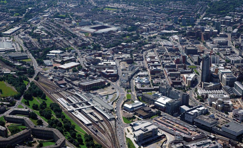 DIGITAL CAMPUS SHEFFIELD // 5 LOCATION & SITUATION Sheffield is England s fourth largest city and the commercial, administrative and retail centre of South Yorkshire, with an urban area population of