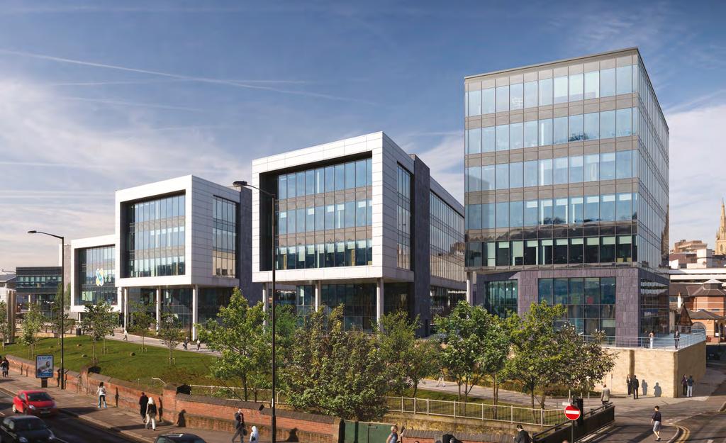 DIGITAL CAMPUS SHEFFIELD // 7 Sheffield Mainline Station is less then 5 mins walk from Ventana House located to the east of the city centre and provides direct services to the following UK cities