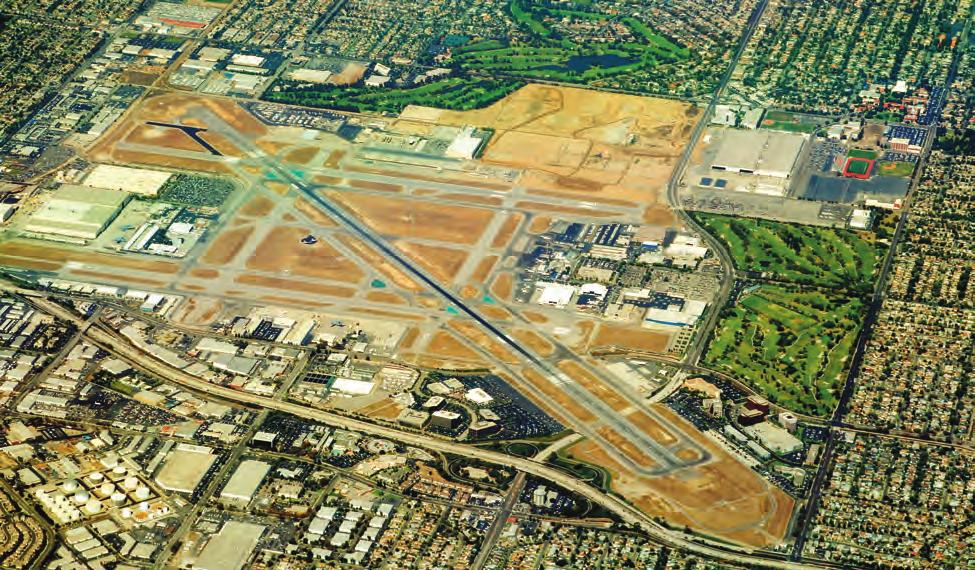 The Long Beach Airport Area Complex is composed of two clusters of business establishments: those enterprises that provide or support air transportation services and those that do not.