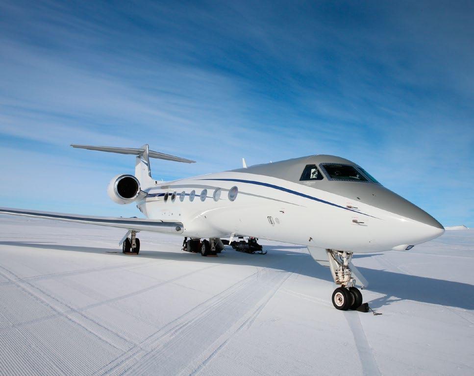 the Gulfstream g550 White Desert is the only company in the world to offer a private jet service to Antarctica.