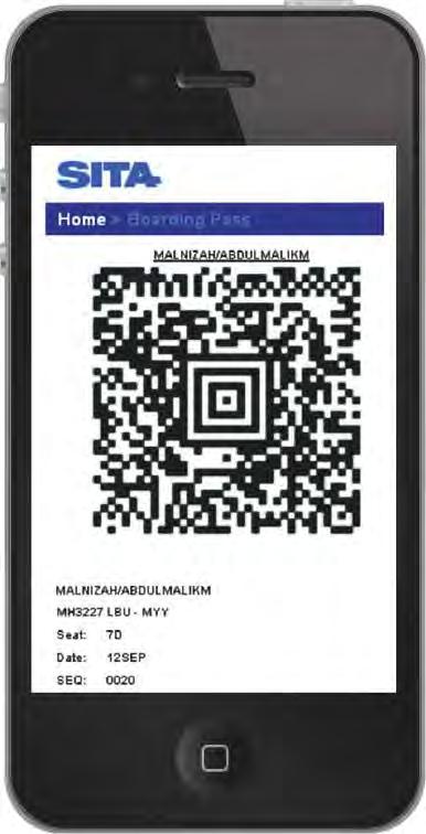 THE MOBILE BOARDING PASS API ONE API = delivery of a