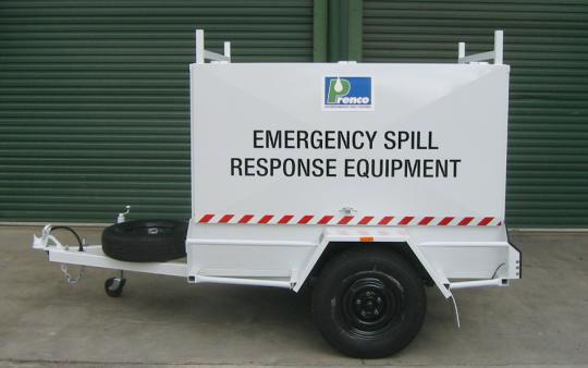 (Carry bag & small boat spill kits also available) Prenco Bulk Container & Trailer Spill Kits Large volume spills can be cleaned up with a Prenco Bulk Container OR Trailer Spill Kit.