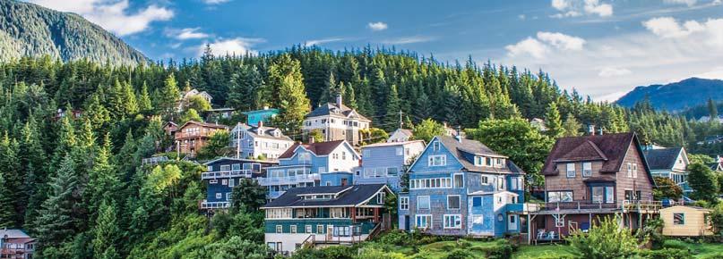 PROGRAM HIGHLIGHTS Visit the small wilderness outpost of Ketchikan; stroll the totem-lined forest trails of Sitka National Historical Park; browse Skagway s historic downtown shops; explore Icy