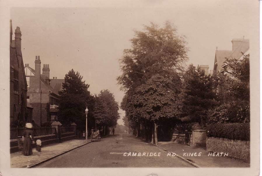 Looking down Cambridge Road from the end of Springfield Road,