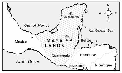 The Maya were farmers who grew crops such as corn, beans, and chili peppers. They liked to eat flat corn cakes, which are now called tortillas (tor-tee-ahs).