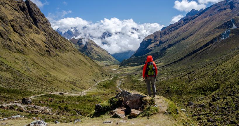 The high point is Salkantay Pass, at 15,200 feet above sea level. 7 DAY SALKANTAY TREK This itinerary features great views of the snowcapped Peruvian Andes.