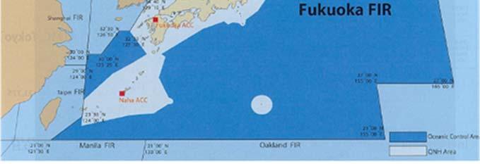 Furthermore, the Fukuoka FIR is divided into five sectors, and each sector is controlled by Sapporo Air Traffic Control Center, Tokyo Air Traffic Control Center, Fukuoka Air Traffic Control Center,