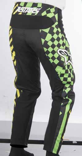 615 BRIGHT GREEN ACID YELLOW 377 RED BRIGHT BLUE SIGHT SPEEDSTER PANTS CODE 172 1516 / SIZE 28-40 / YOUTH