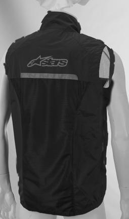 119 SILVER DESCENDER WINDPROOF VEST CODE 165 0514 / SIZE S-XXL Lightweight and strong 2.