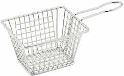 TABLETOP Mini serving Baskets FBM-32R Mini serving baskets A novel way to present a variety of