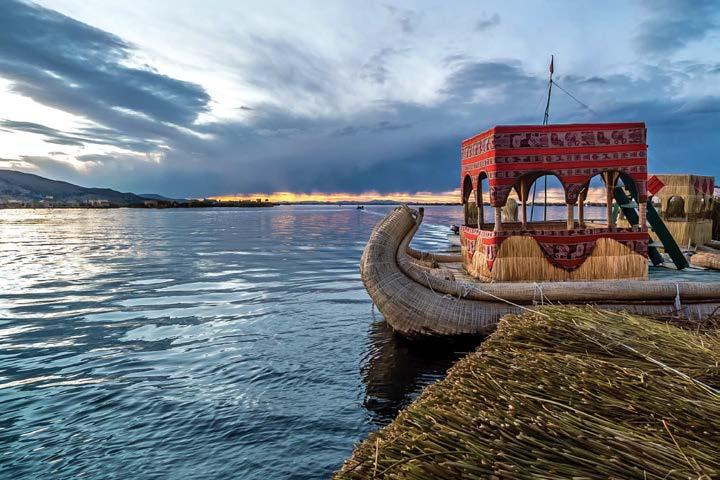 SOUTH AMERICA Experience the highest navigable lake in the world Lake Titicaca Day 19. Lake Titicaca. Early risers will be rewarded with a stunning sunrise before you enjoy sumptuous breakfast on board.