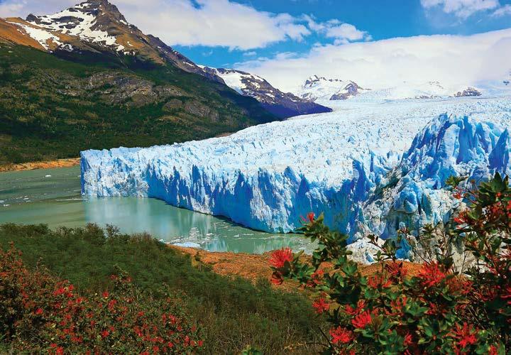 46 SOUTH AMERICA Be captivated by Patagonia s awe-inspiring Perito Moreno Glacier Day 1. Puerto Natales, El Calafate. Leave Chile behind today as you cross into Argentina and onwards to El Calafate.