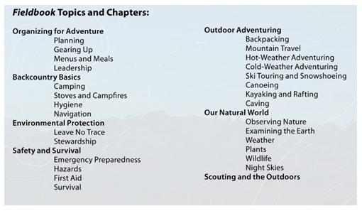 Whether you're just starting to explore the outdoors or have years of experience, the Fieldbook is the ideal book for members of the BSA and for everyone else who feels