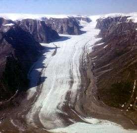 look like the picture on the right So if we had a river which had many turns and bends in the power of the glacier would in time over ride this.